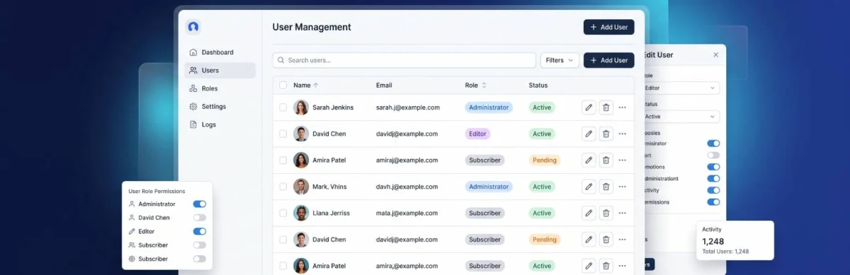 Frontend Dashboard User Management